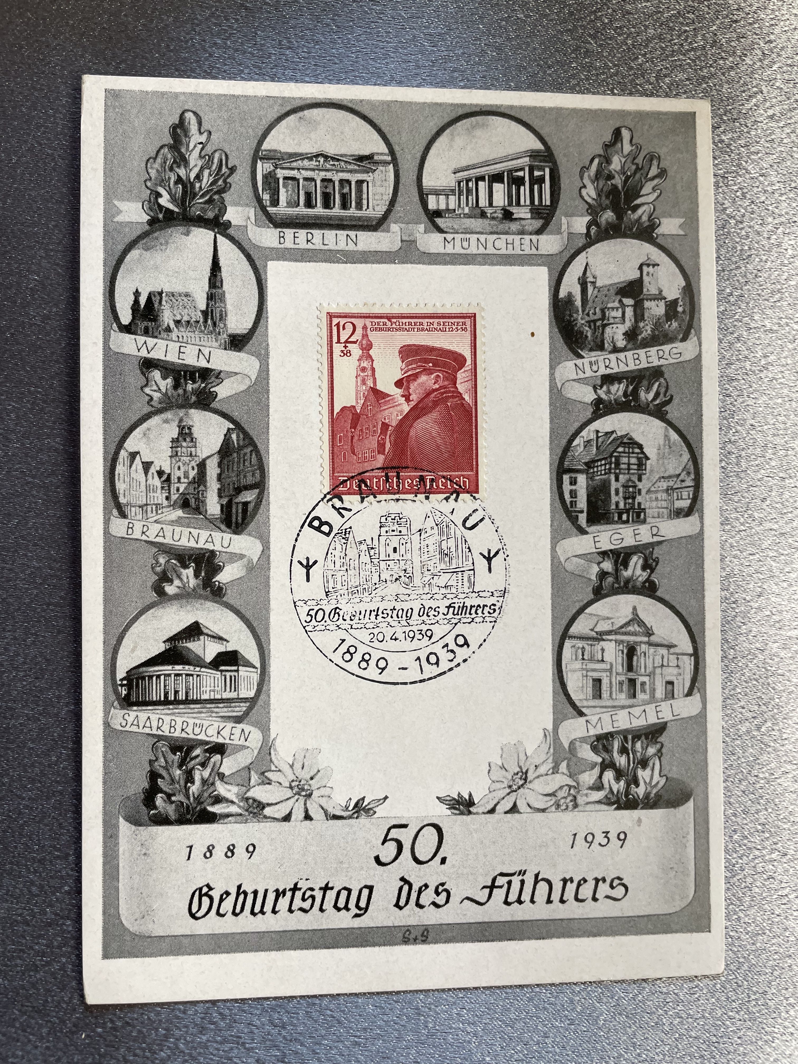 50 Geburtstag des Führer Postcard #15192 