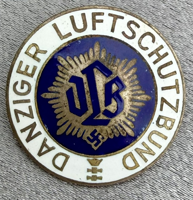 Danziger Luftschutzbund Membership Badge #20544 