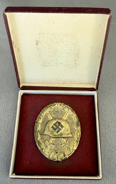 Gold Wound Badge, Cased #20656 