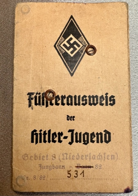 Führerausweis der Hitler-Jugend #16336 