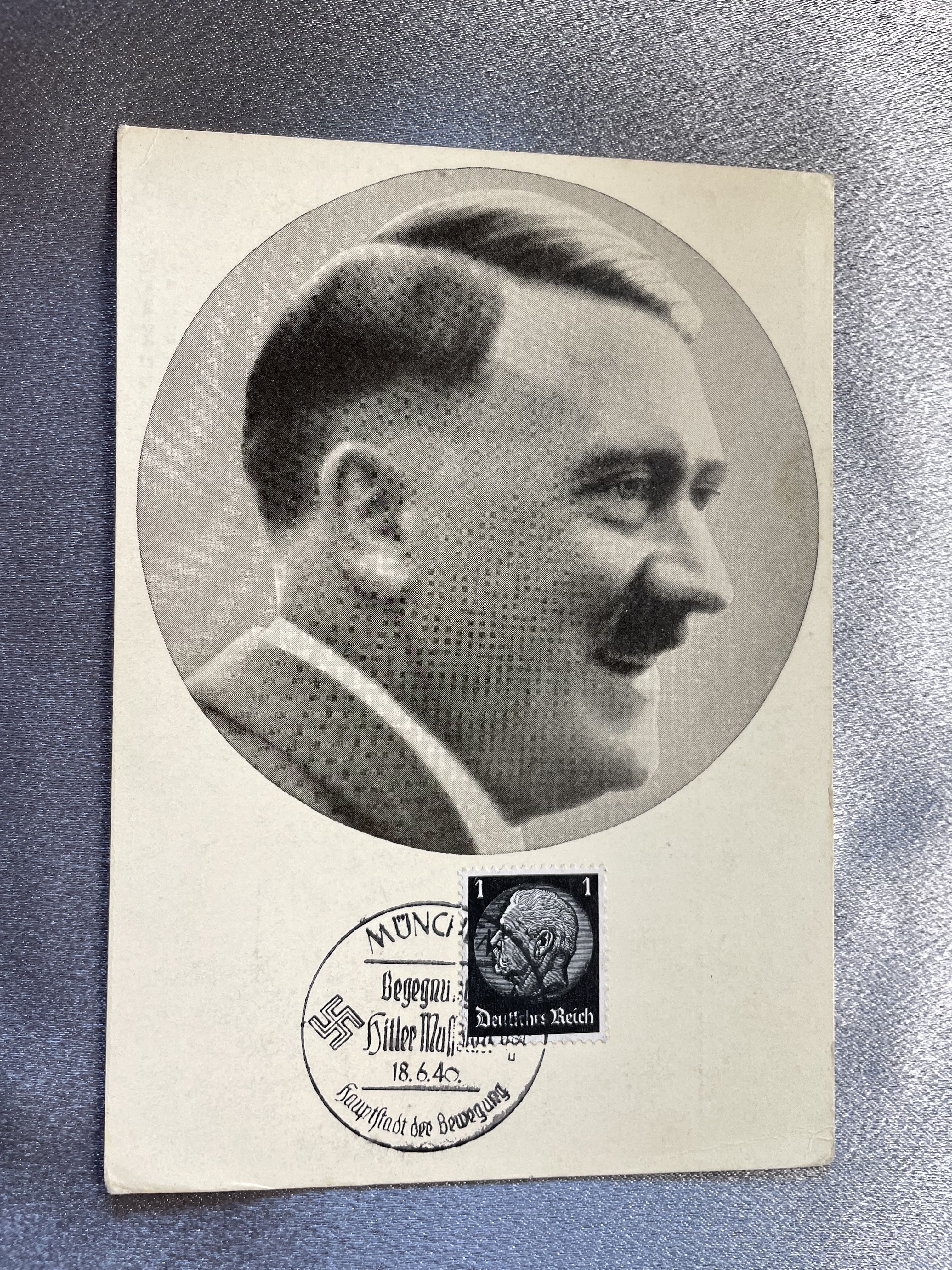 Männer der Zeit Nr. 91 Adolf Hitler Postcard #15208 