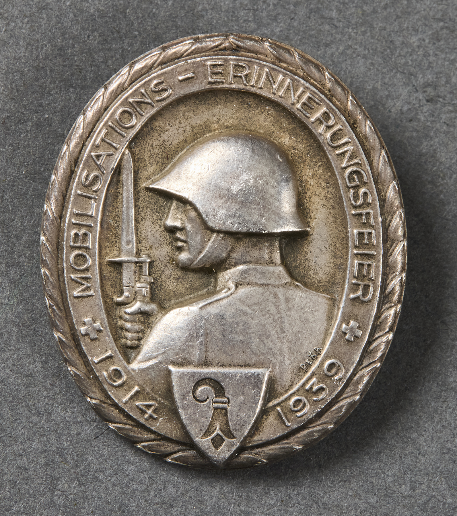 Swiss Mobilization Badge #21854 