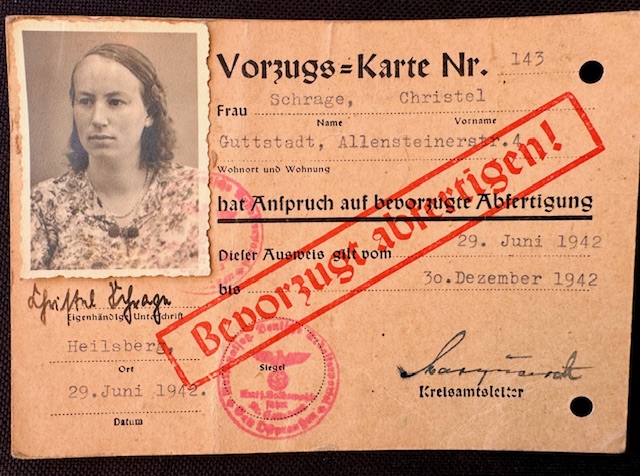 Vorzugs Karte #17788 