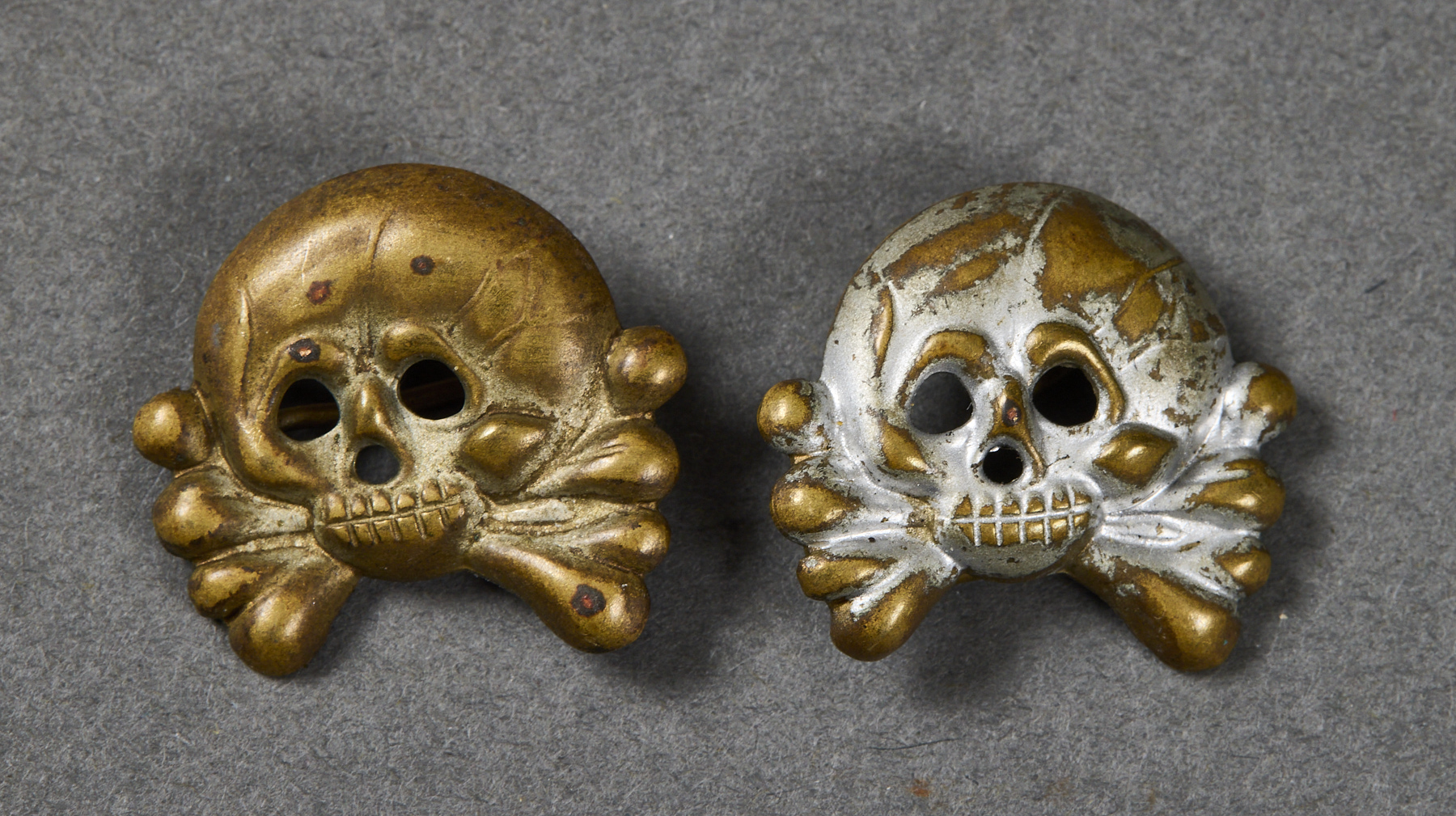 Panzer Skull Collar Badge Set #21808 