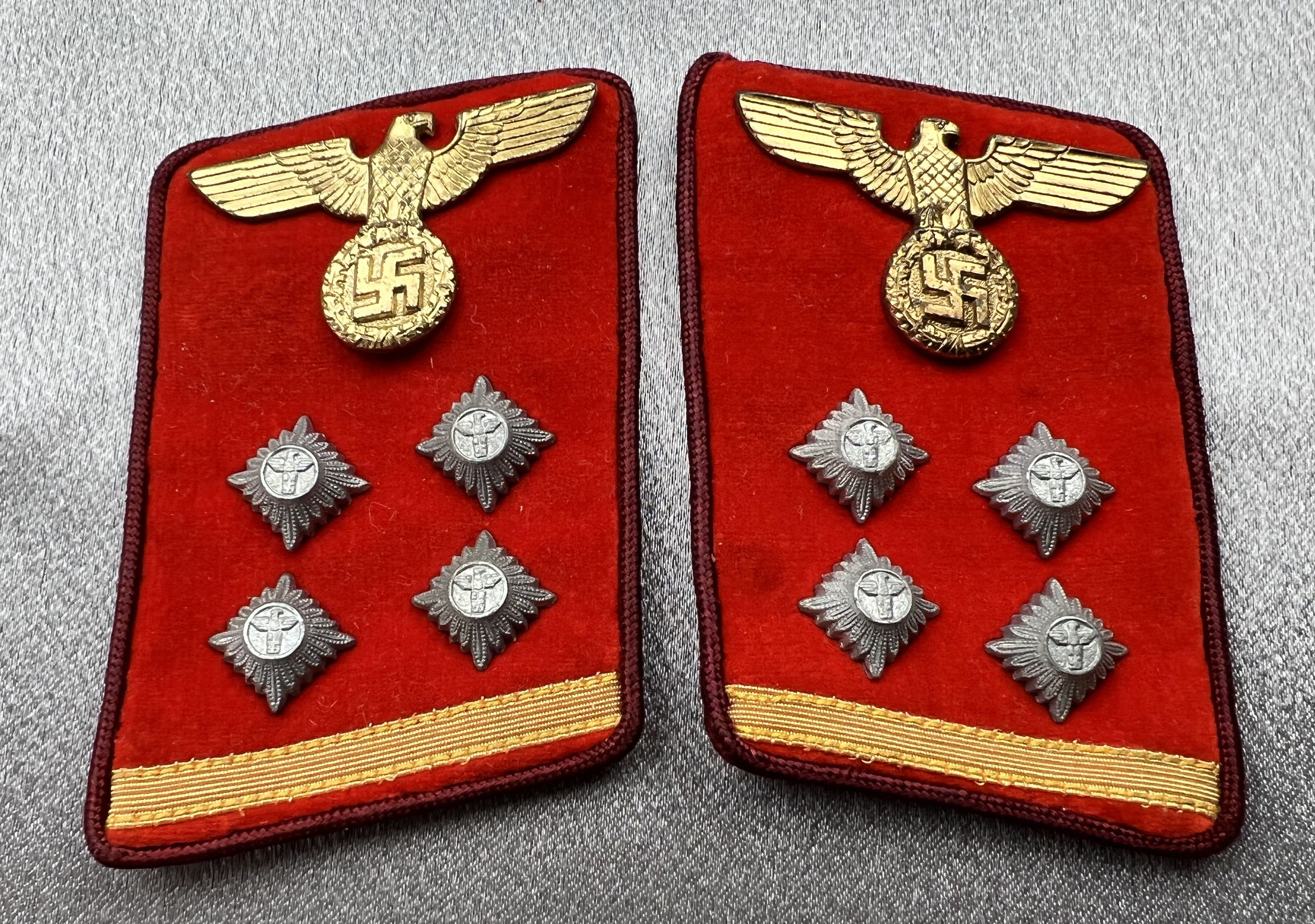 Gauleitung Obergemeinschaftsleiter Collar Tabs #15966 