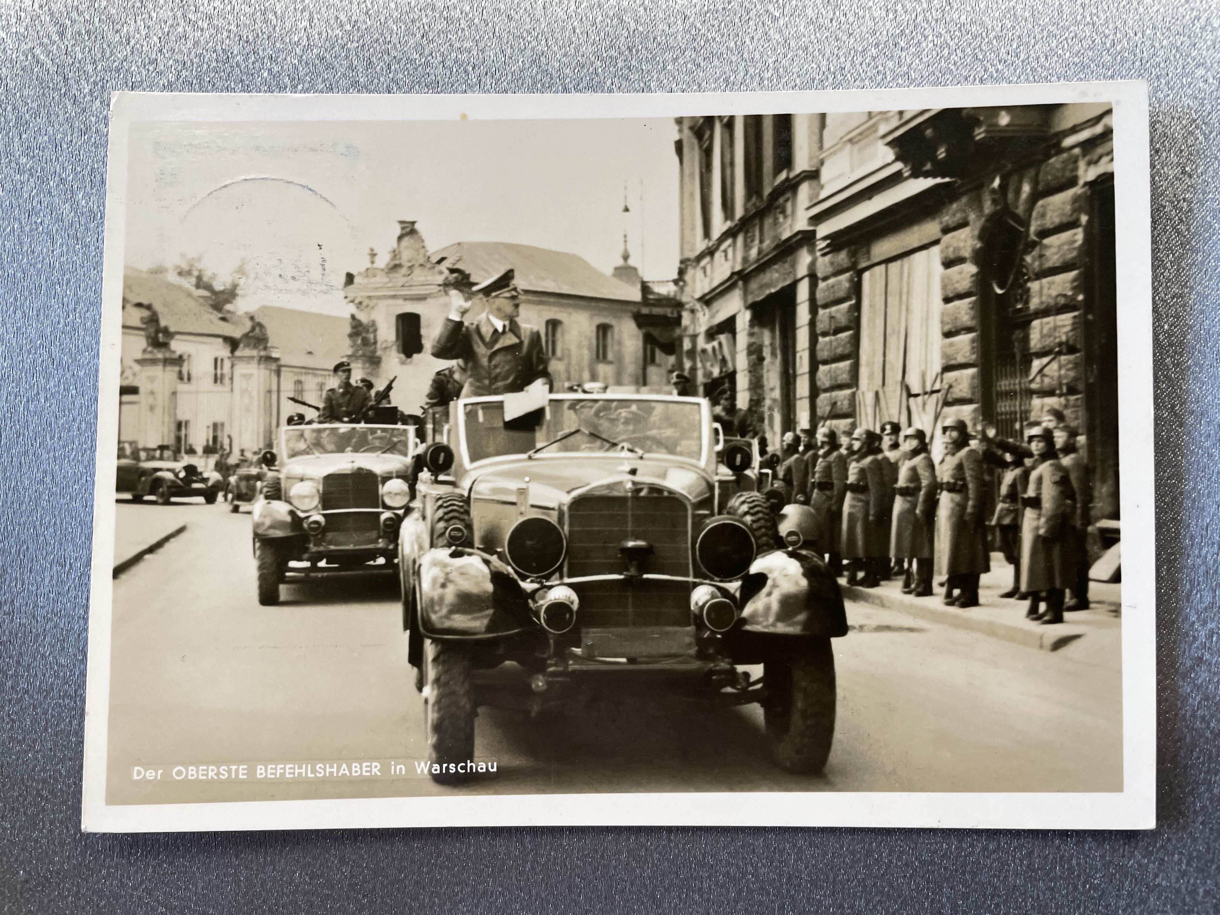 Der Führer in Warsaw Postcard #15069 