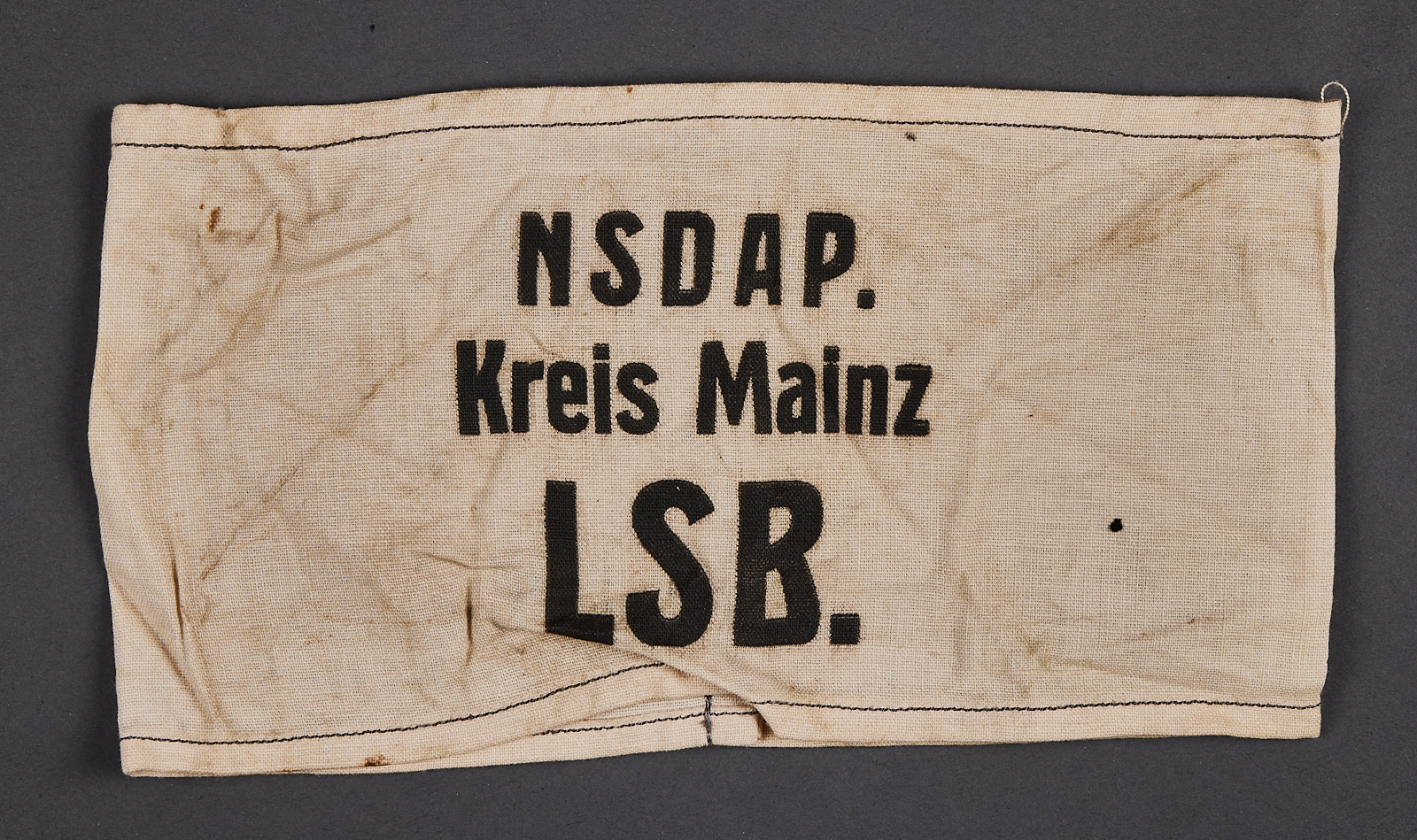 NSDAP Kreis Mainz Luftschutzbereitschaft Armband #20354 