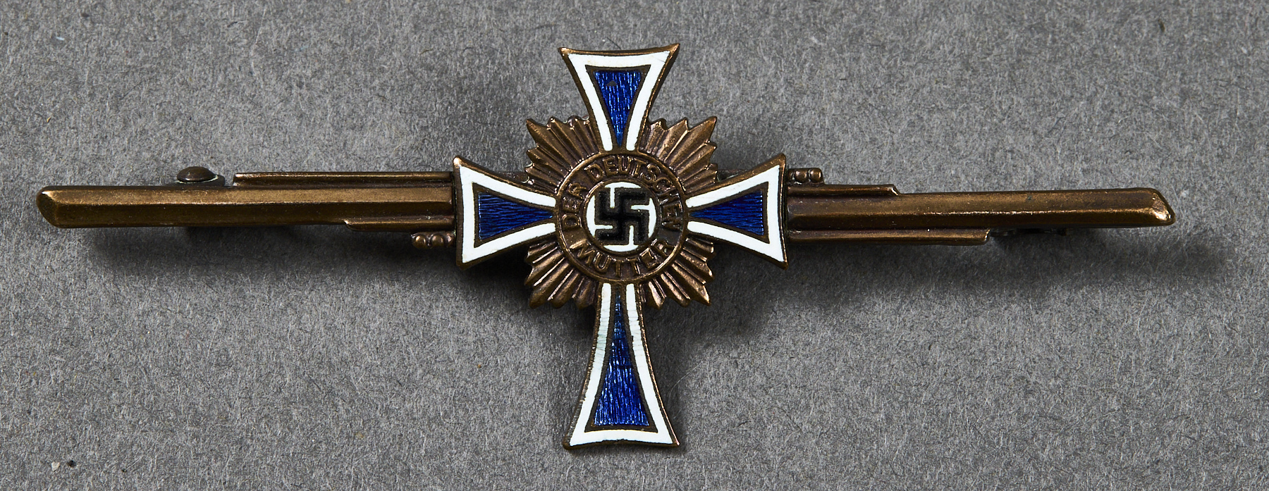 Mother\'s Cross in Bronze Brooch #22309 