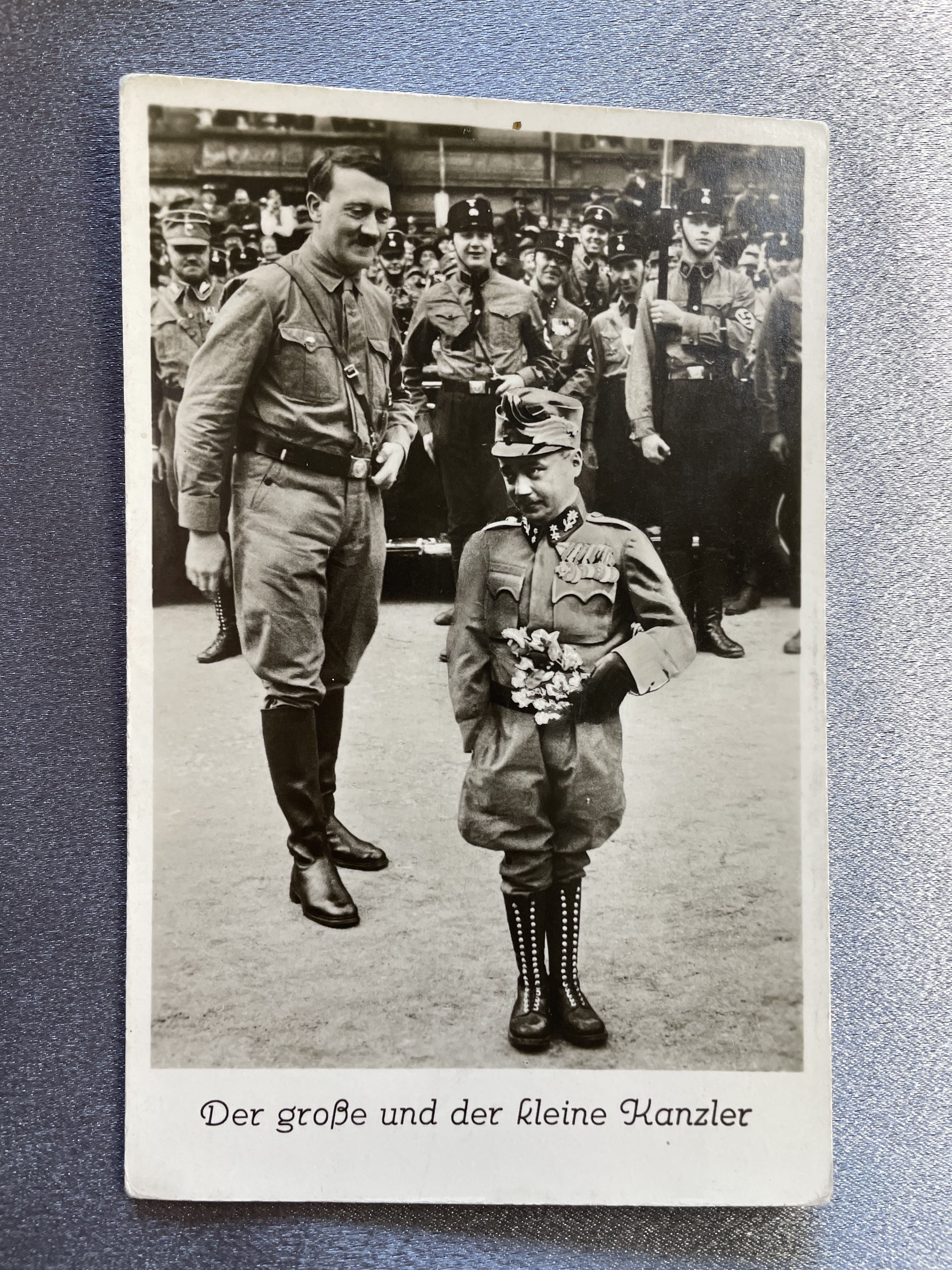 Der grosse und der kleine Kanzler Postcard #15046 