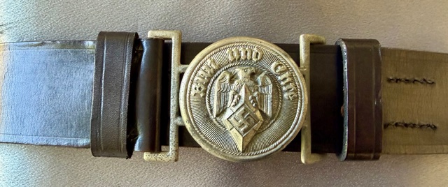 HJ Leaders Leather Belt & Buckle #20190 