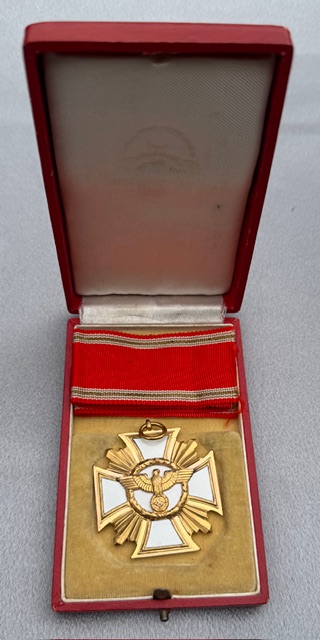 NSDAP 25 Year Long Service Medal, Cased #20231 