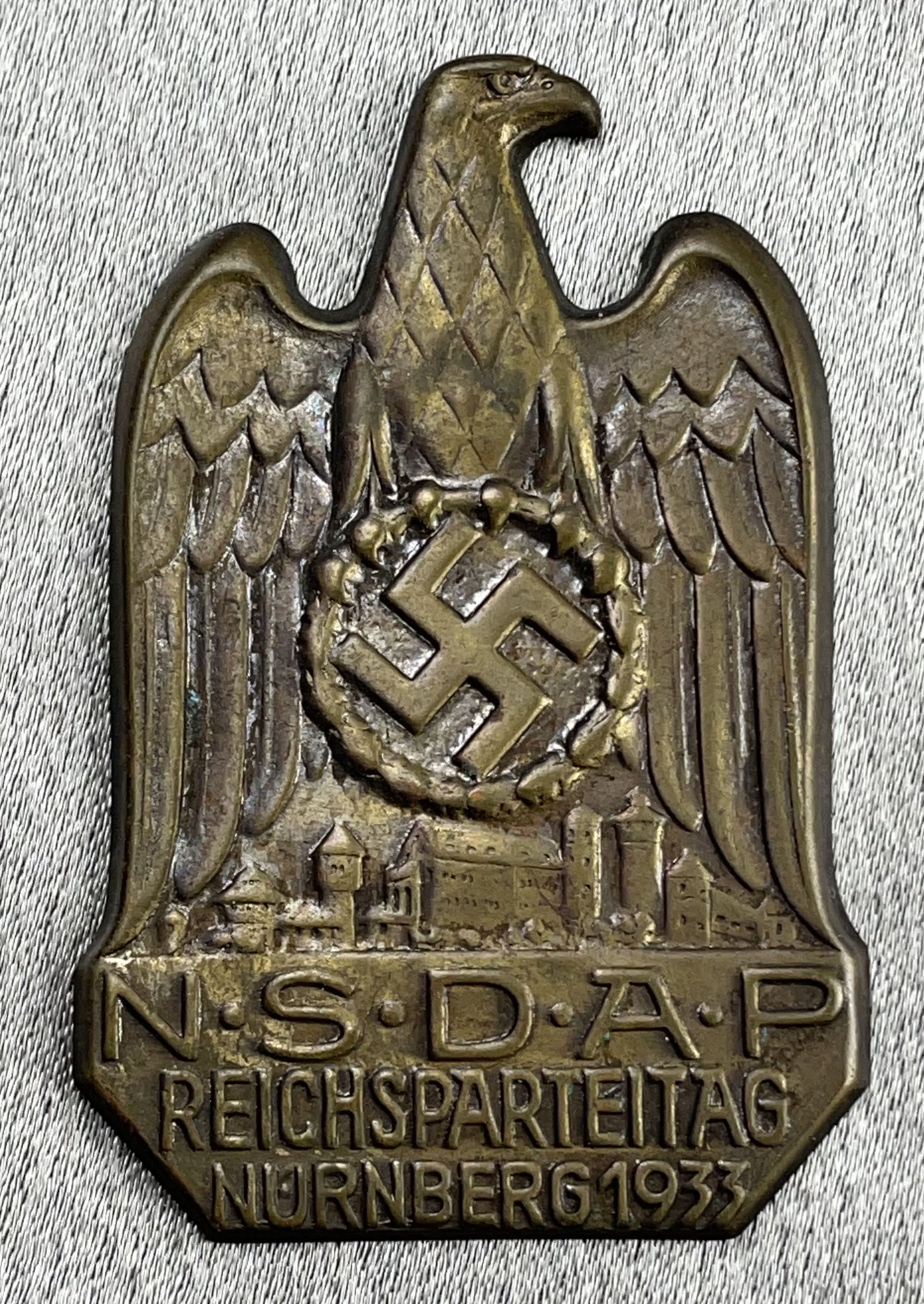 NSDAP Reichsparteitag 1933 Tinnie #15292 