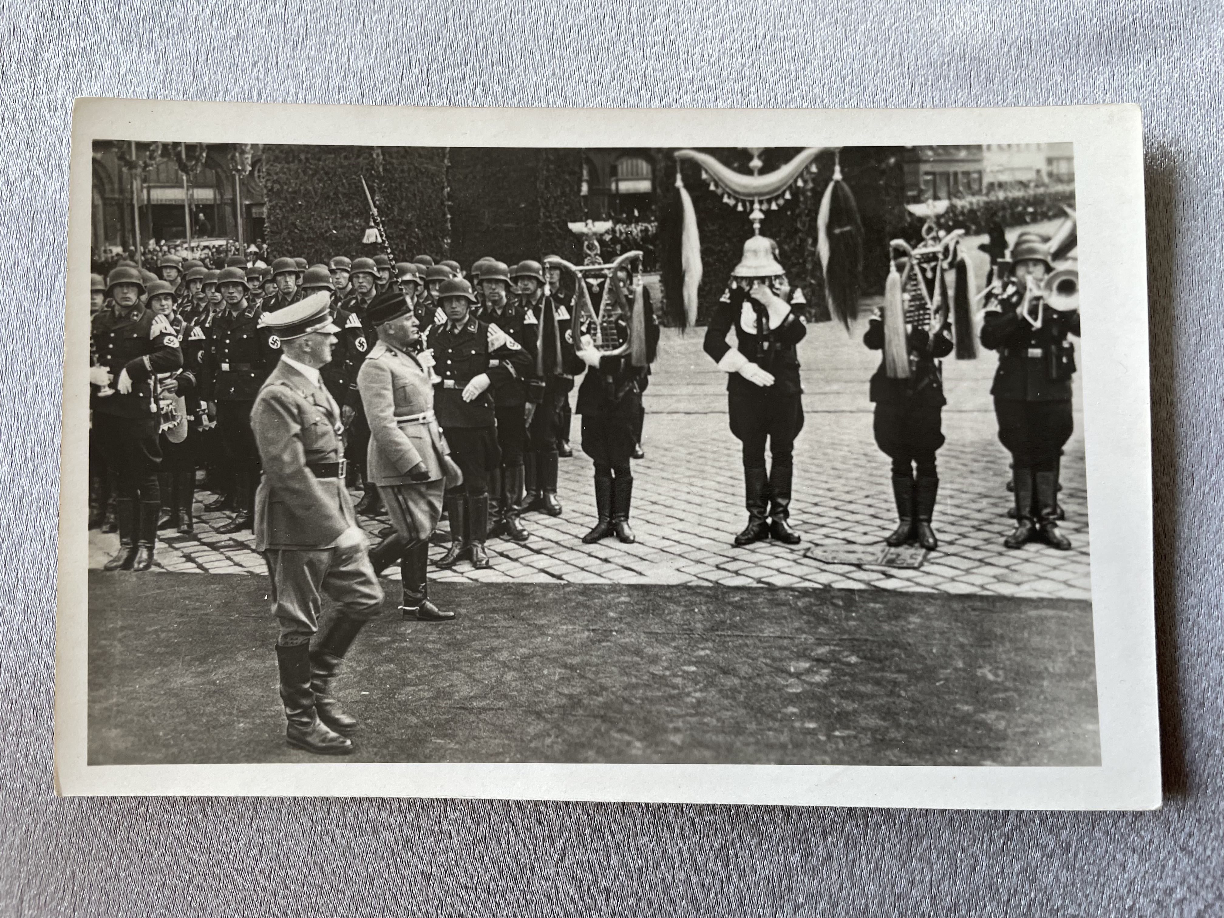 Der Führer und der Duce Postcard #14857 