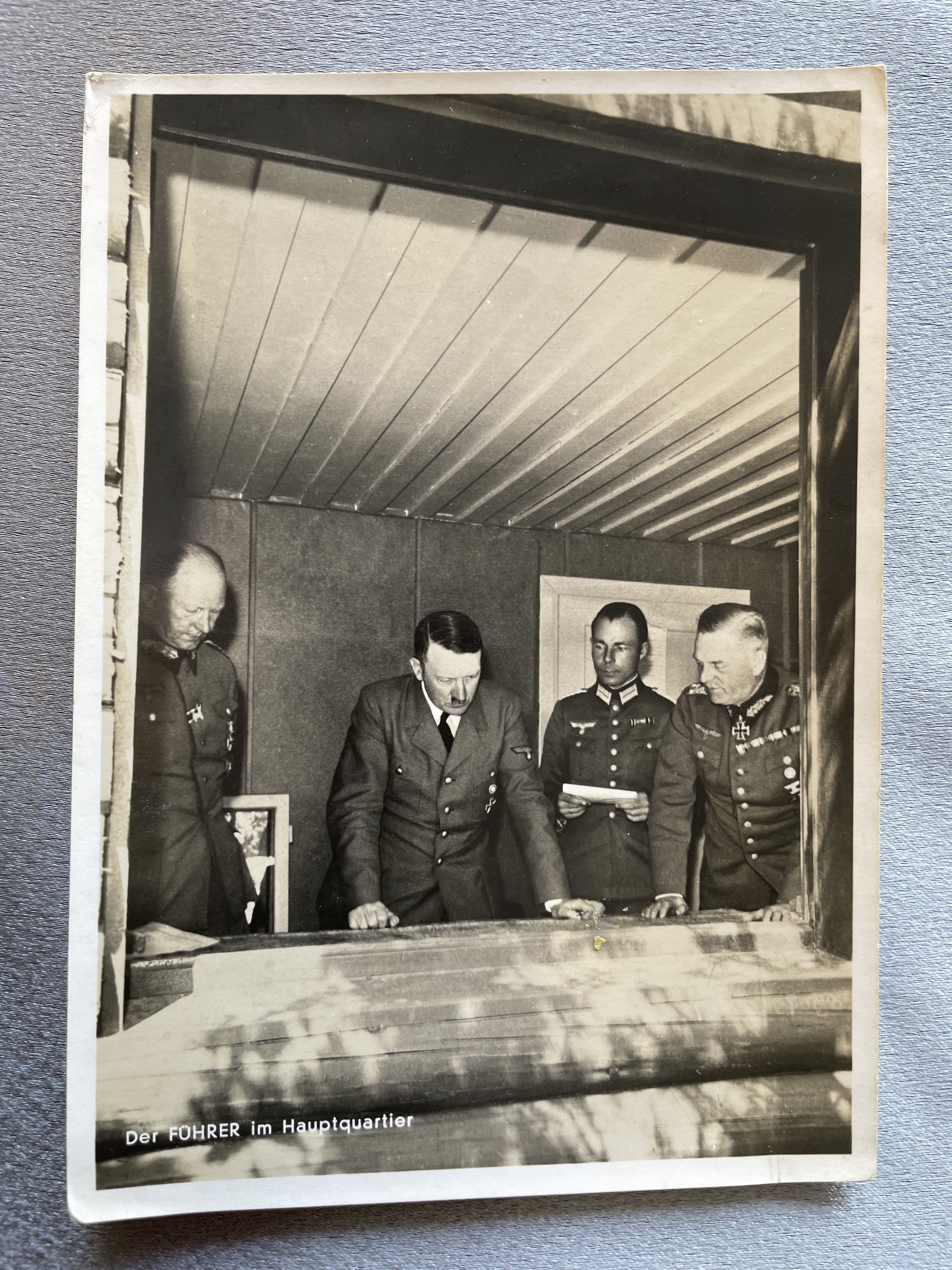 Der Führer im Hauptquartier Postcard #14931 