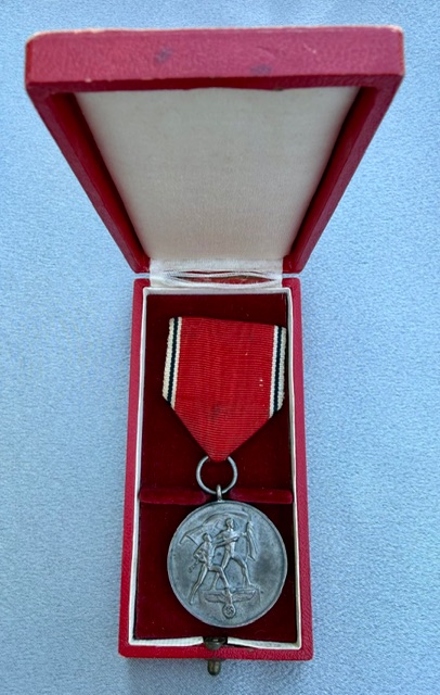 Austrian Anschluss Medal, Cased #20339 