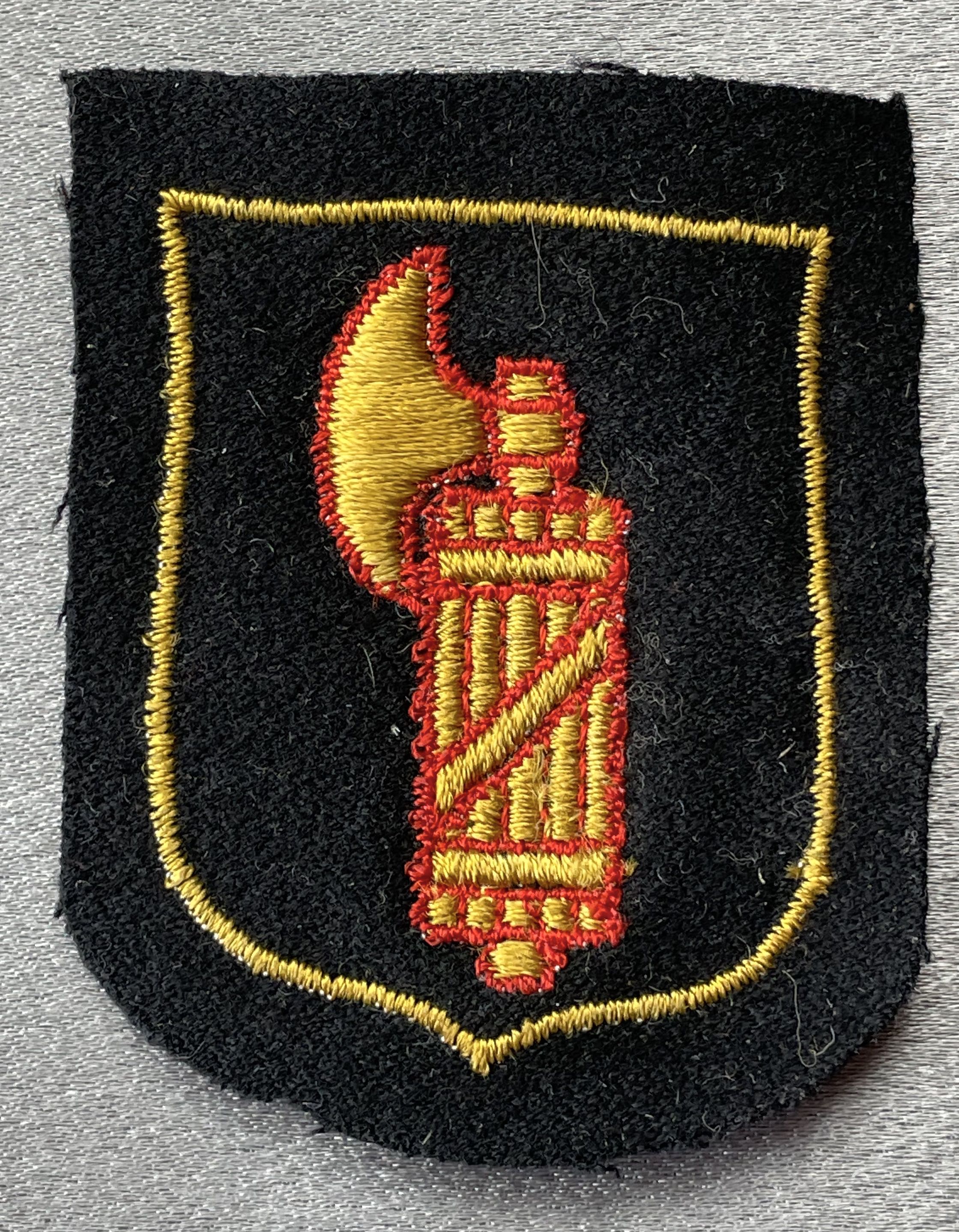 Waffen SS Italian Foreign Volunteer Sleeve Insignia #15689 