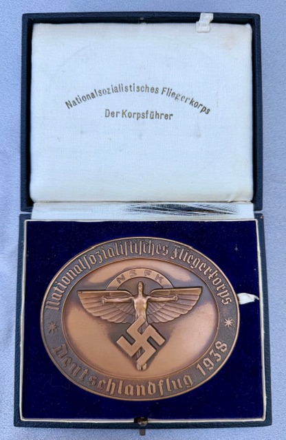 NSFK Flight 1938 Award Table Medal #20157 