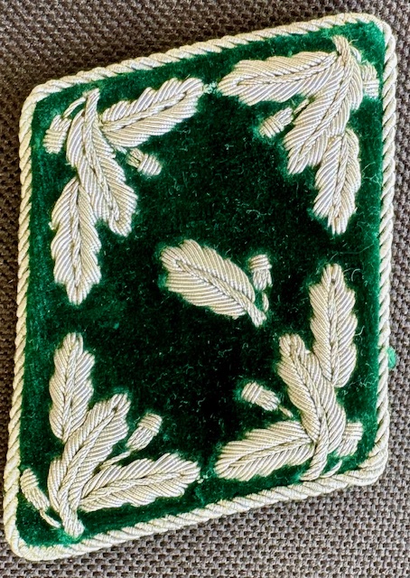 Reich Forestchutz Forestmeister Collar Tab #17603 