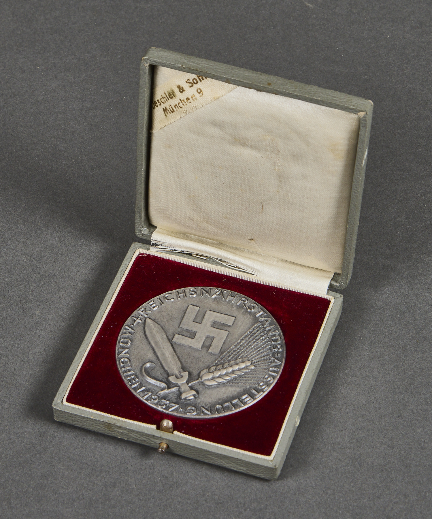 4th Reich Food Estate Exhibition, Munich 1937, Cased #22244 