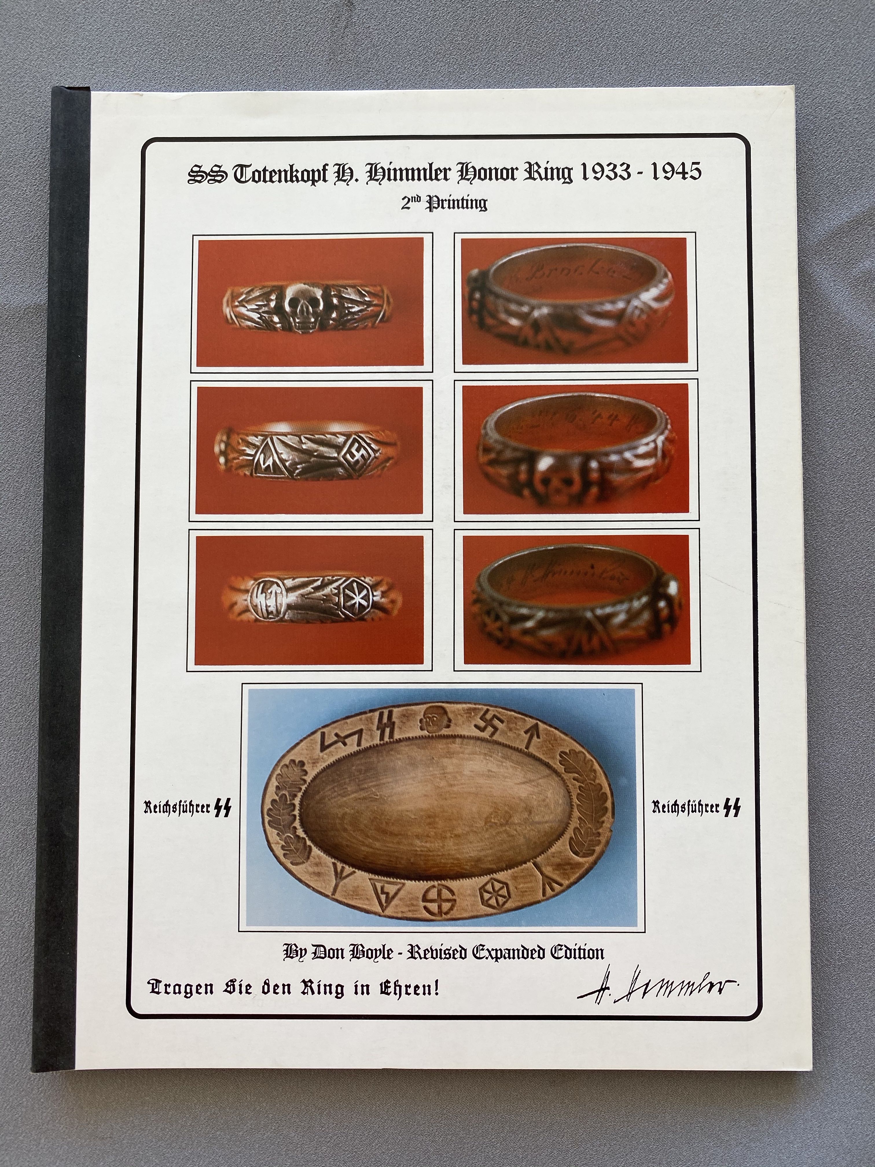 SS Totenkopf H. Himmler Honor Ring 1933-1945 #14806 