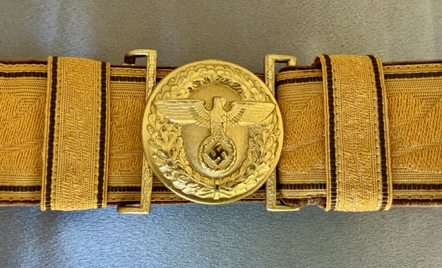 NSDAP Brocade Belt and Buckle #20510 