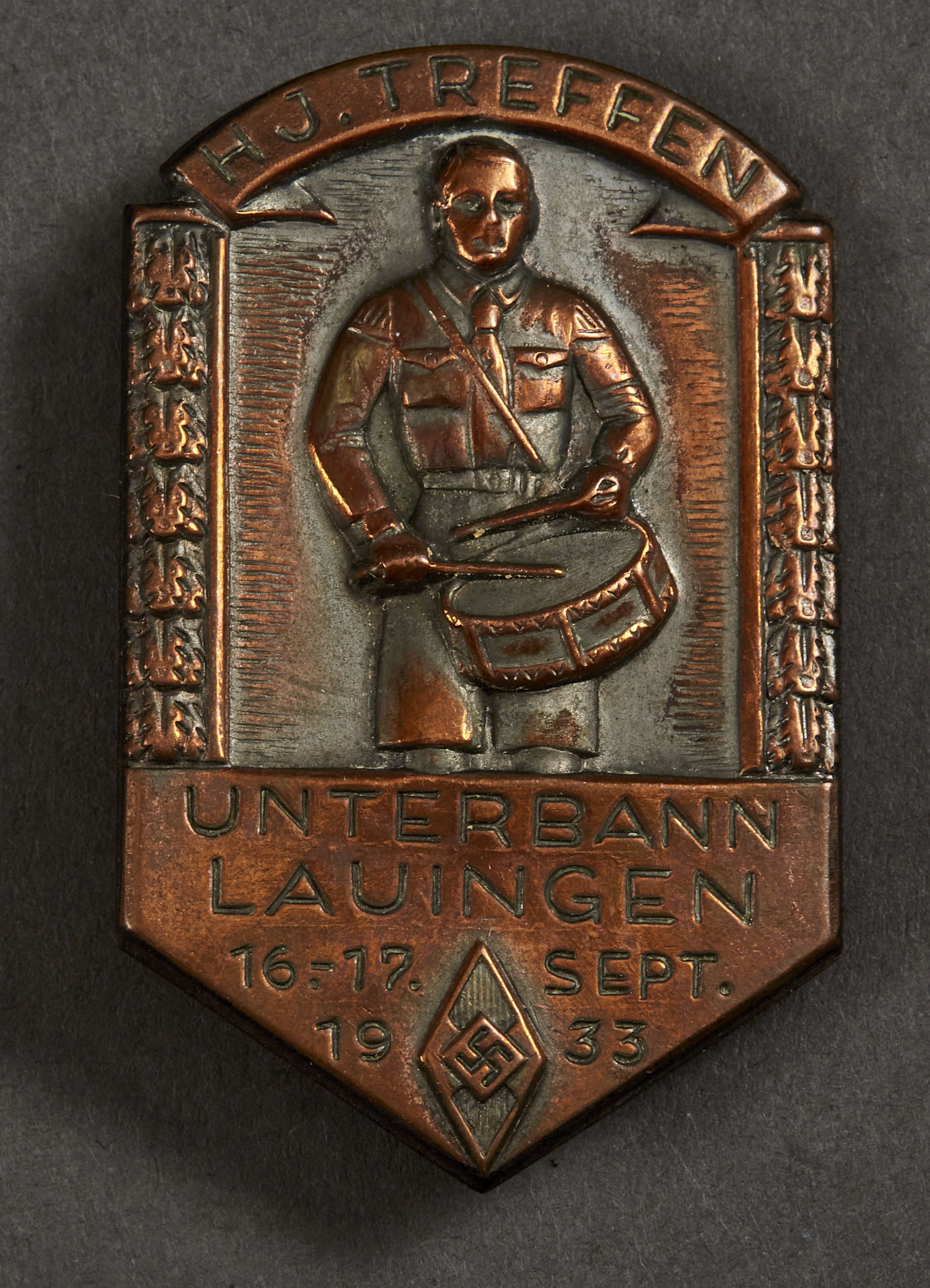 HJ Treffen Unterbann Lauingen 16.-17. Sept 1933 Tinnie #15662 