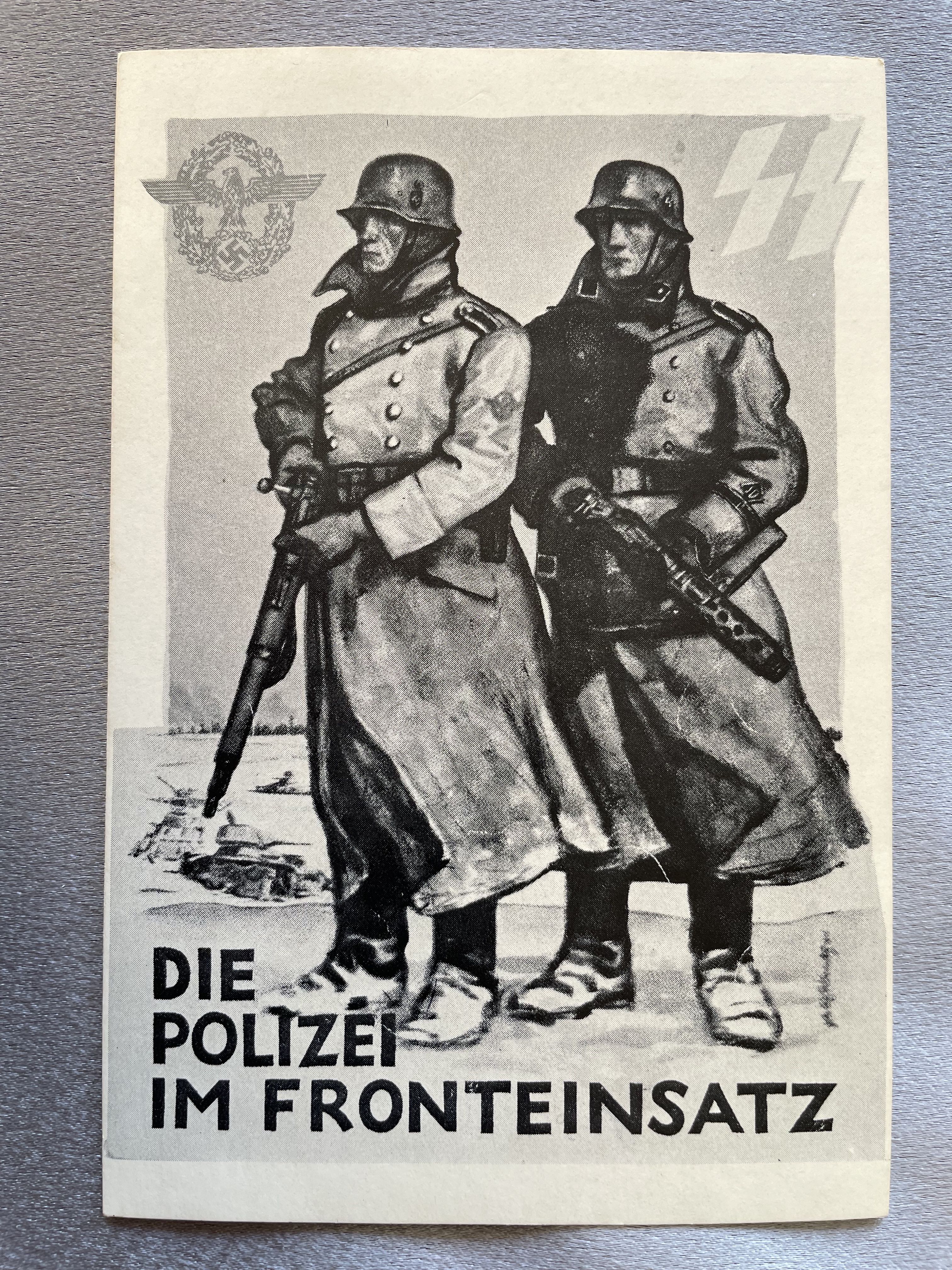 Die Polizei im Fronteinsatz Postcard #14990 