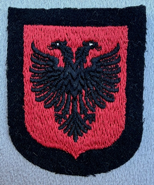 Albanischen Freiwilligen der Waffen-SS Div. \"Skanderbeg\" Sleeve Insignia #20203 
