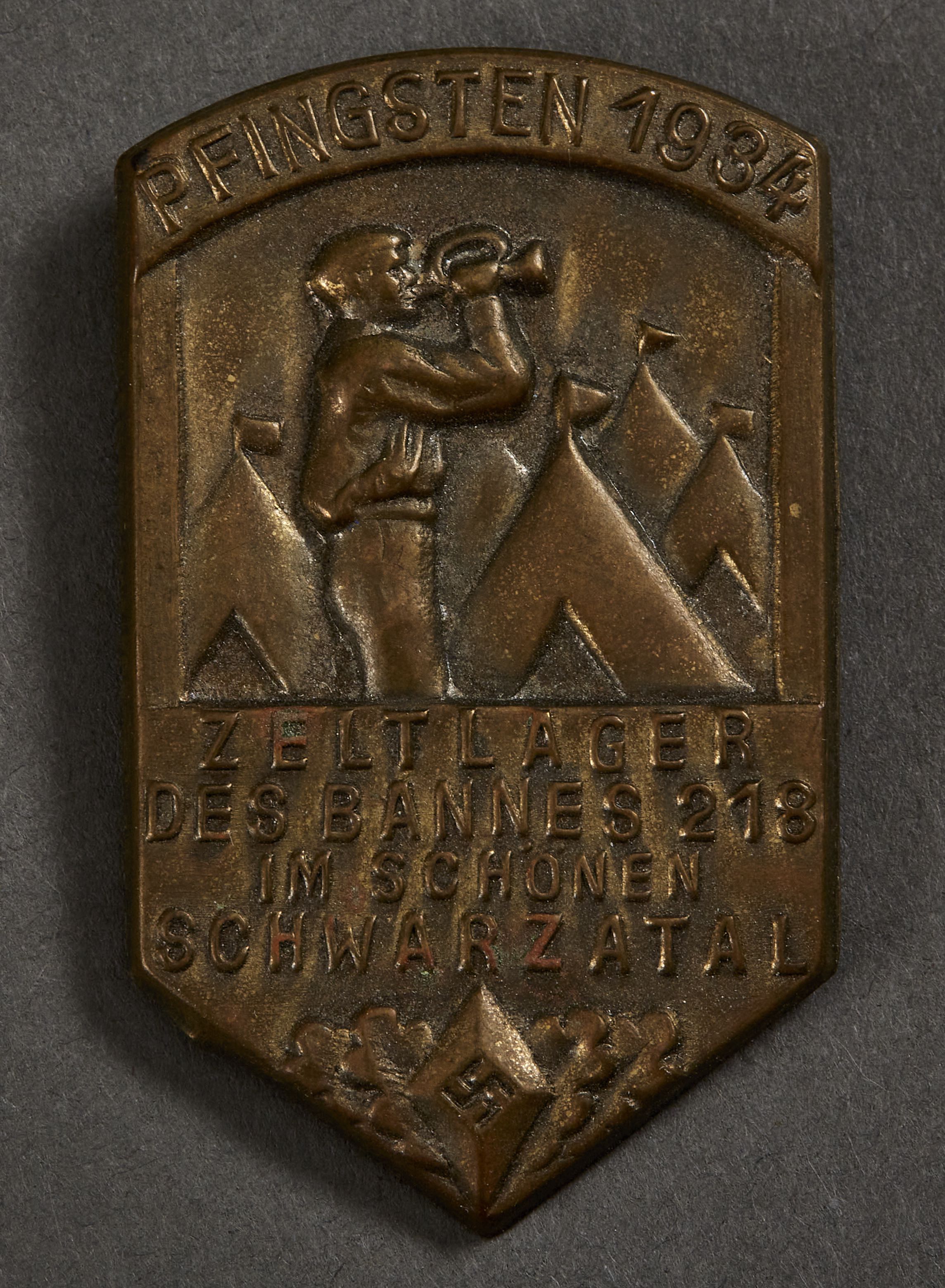 Zeltlager Des Bannes 218 im Schönen Schwarzatal Pfingsten 1934 Tinnie #15547 