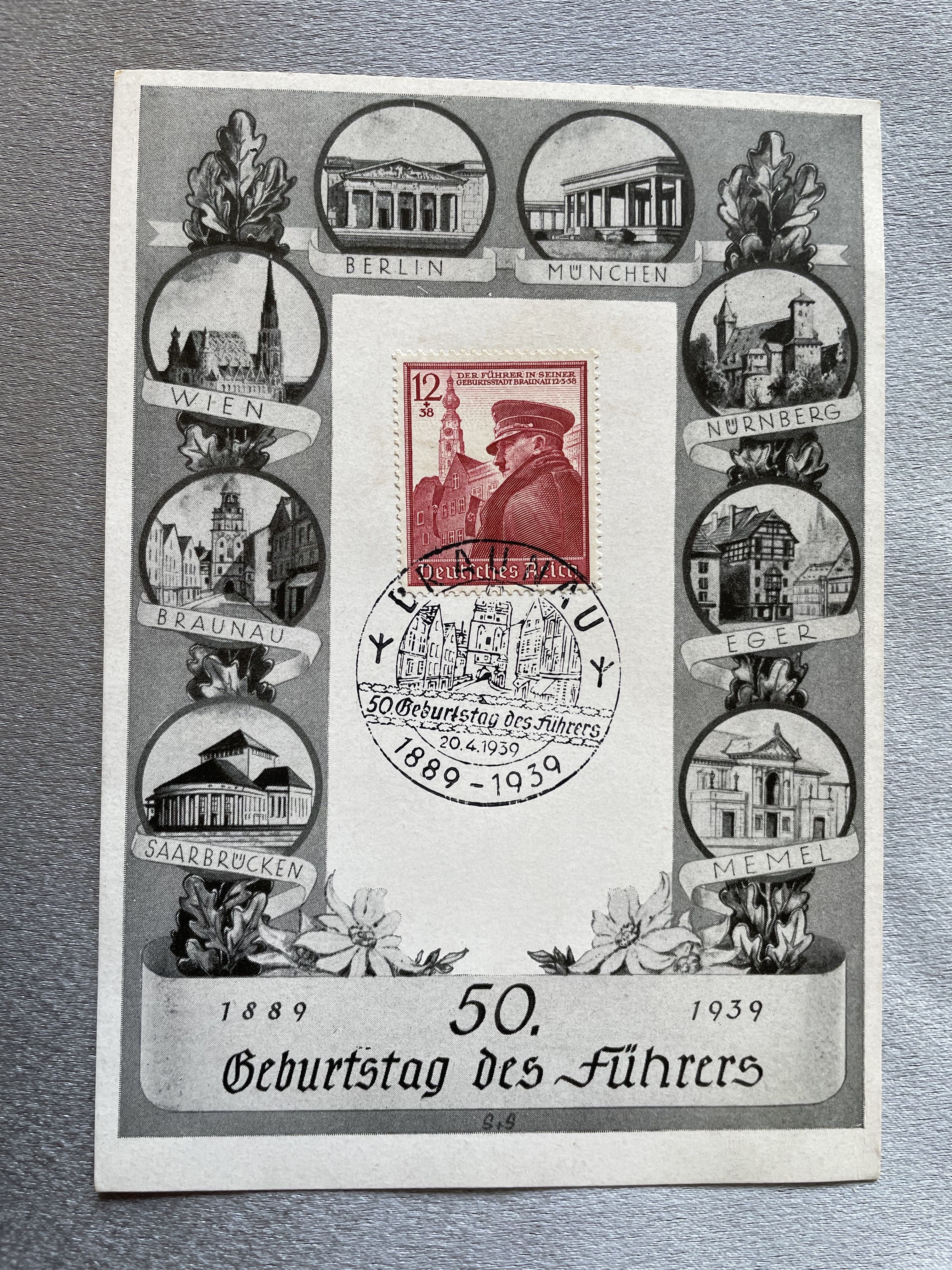 50. Geburtstag des Führer Postcard #14910 