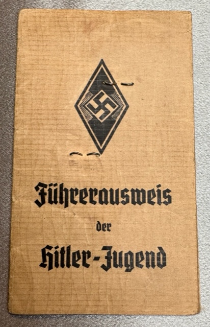 Führerausweis der Hitler-Jugend #16344 