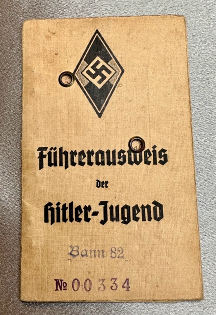 Führerausweis der Hitler-Jugend #16343 
