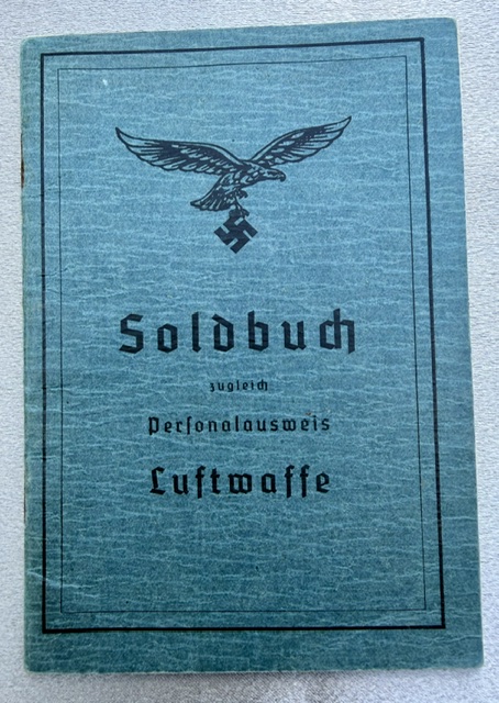 Luftwaffe Soldbuch #20528 