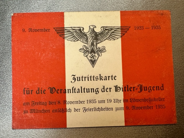 HJ Zutrittskarte für die Veranstaltung #16491 