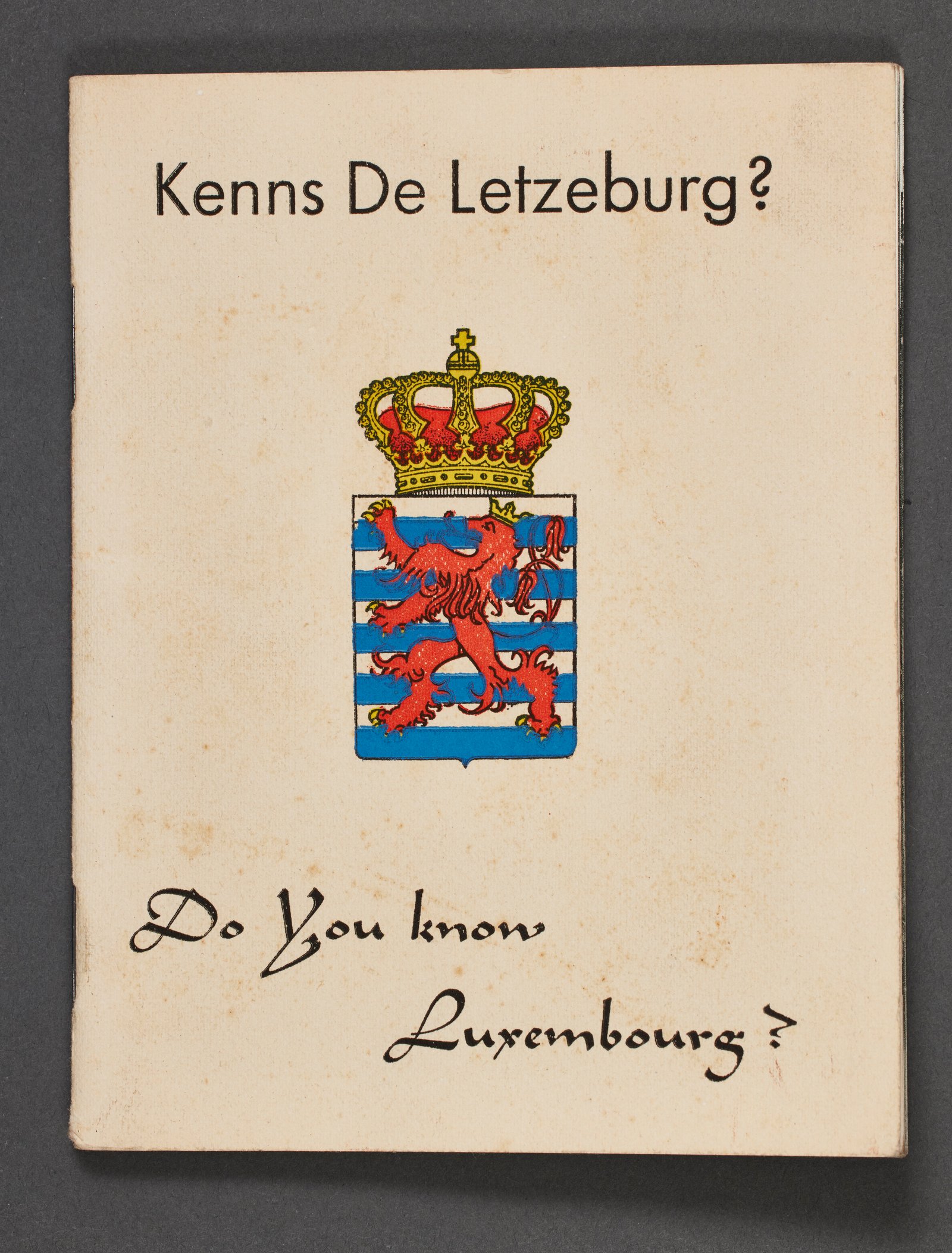 Kenns De Letzeburg? Booklet #22705 