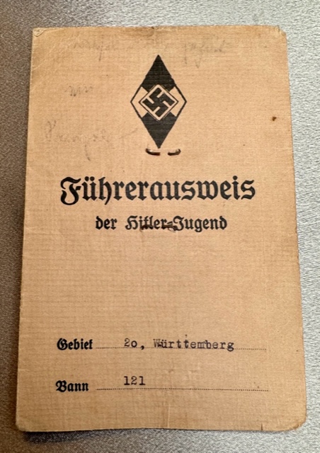 Führerausweis der Hitler-Jugend #16335 