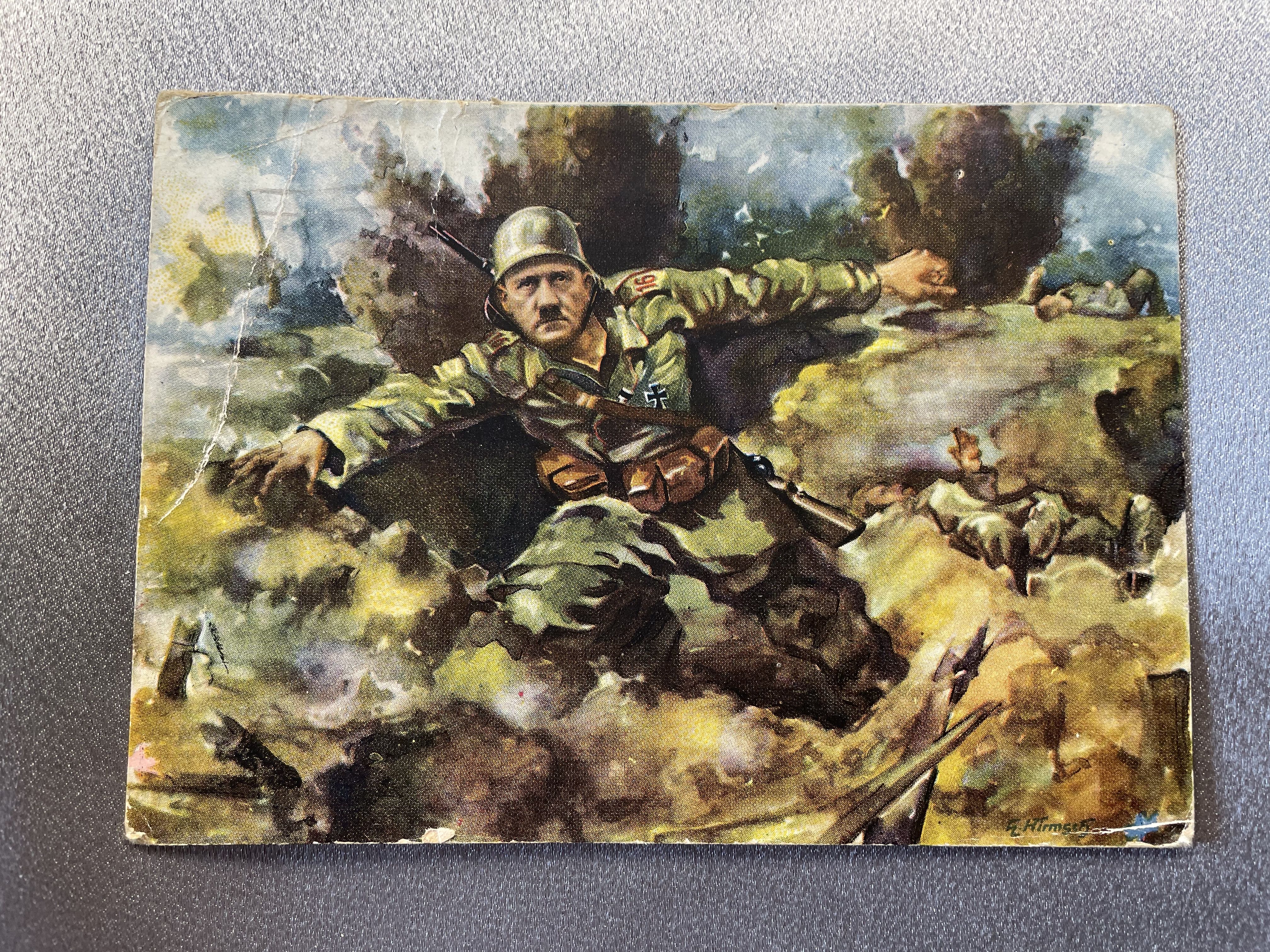 Hitler als Soldat ins Weltkrieg Postcard #15103 