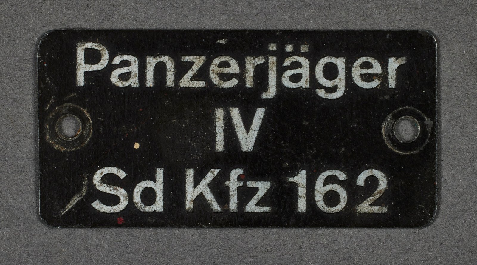 Panzer Identification Data Plate #22697 