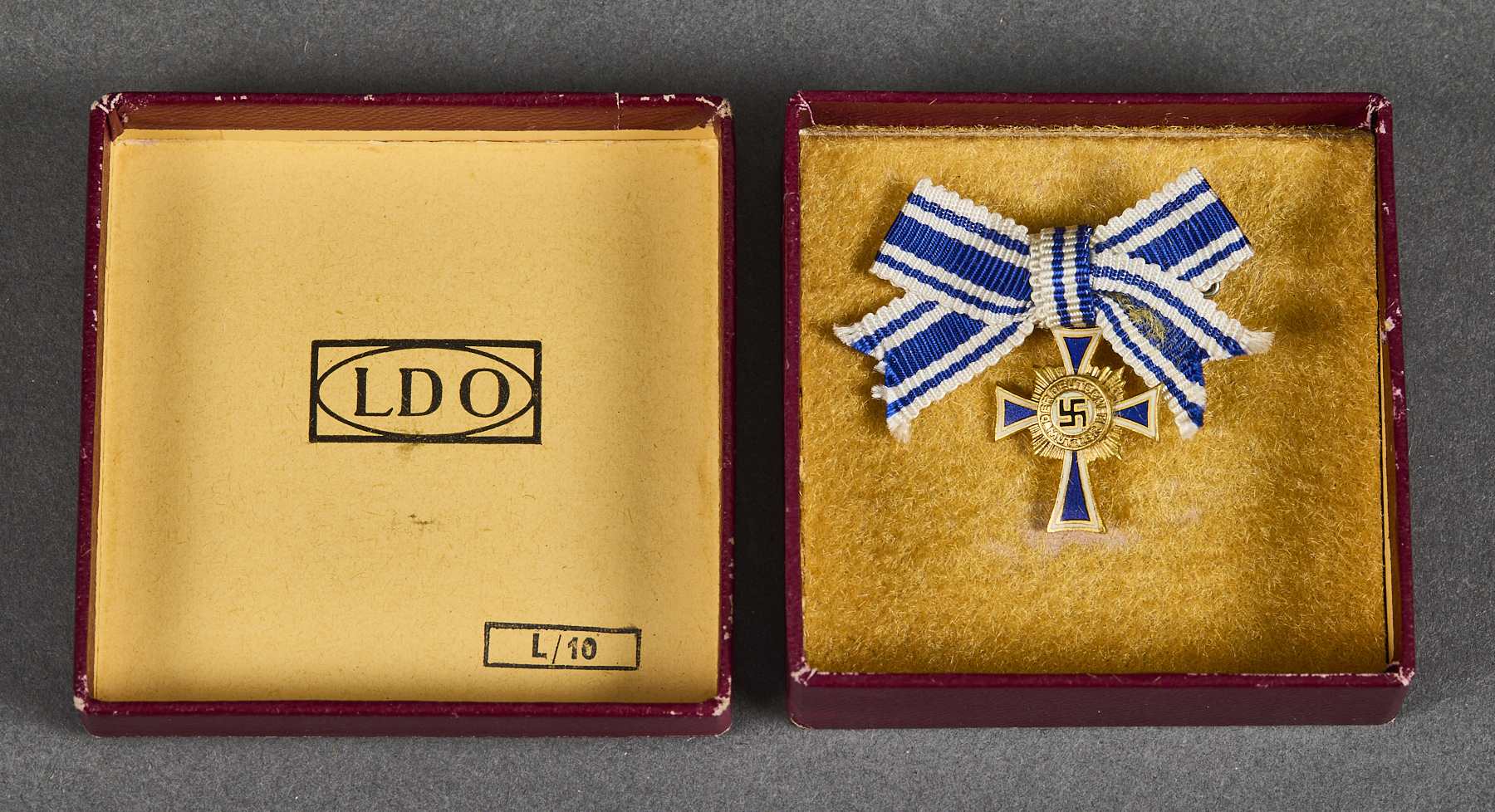 Miniature Gold Mothers Cross Brooch #21794 