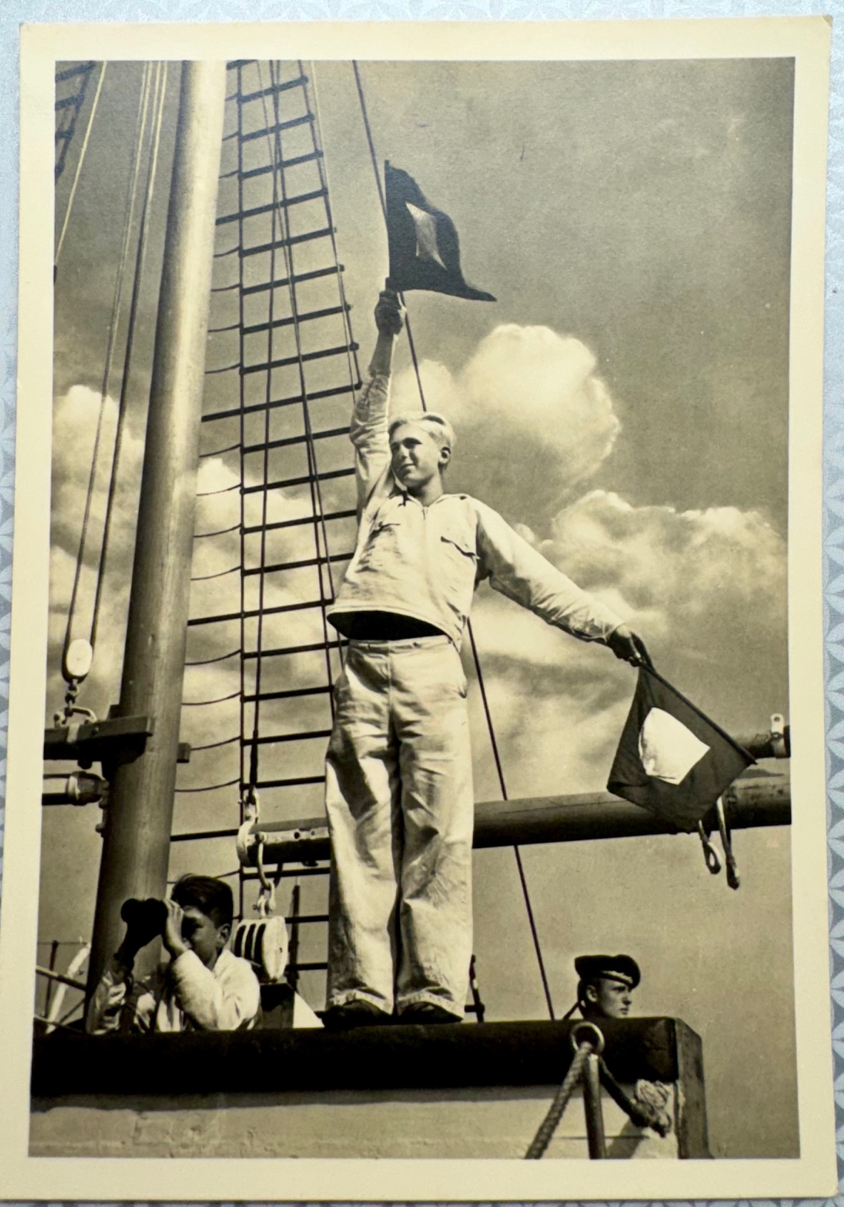 Marine Hitler Jugend Postcard #17495 