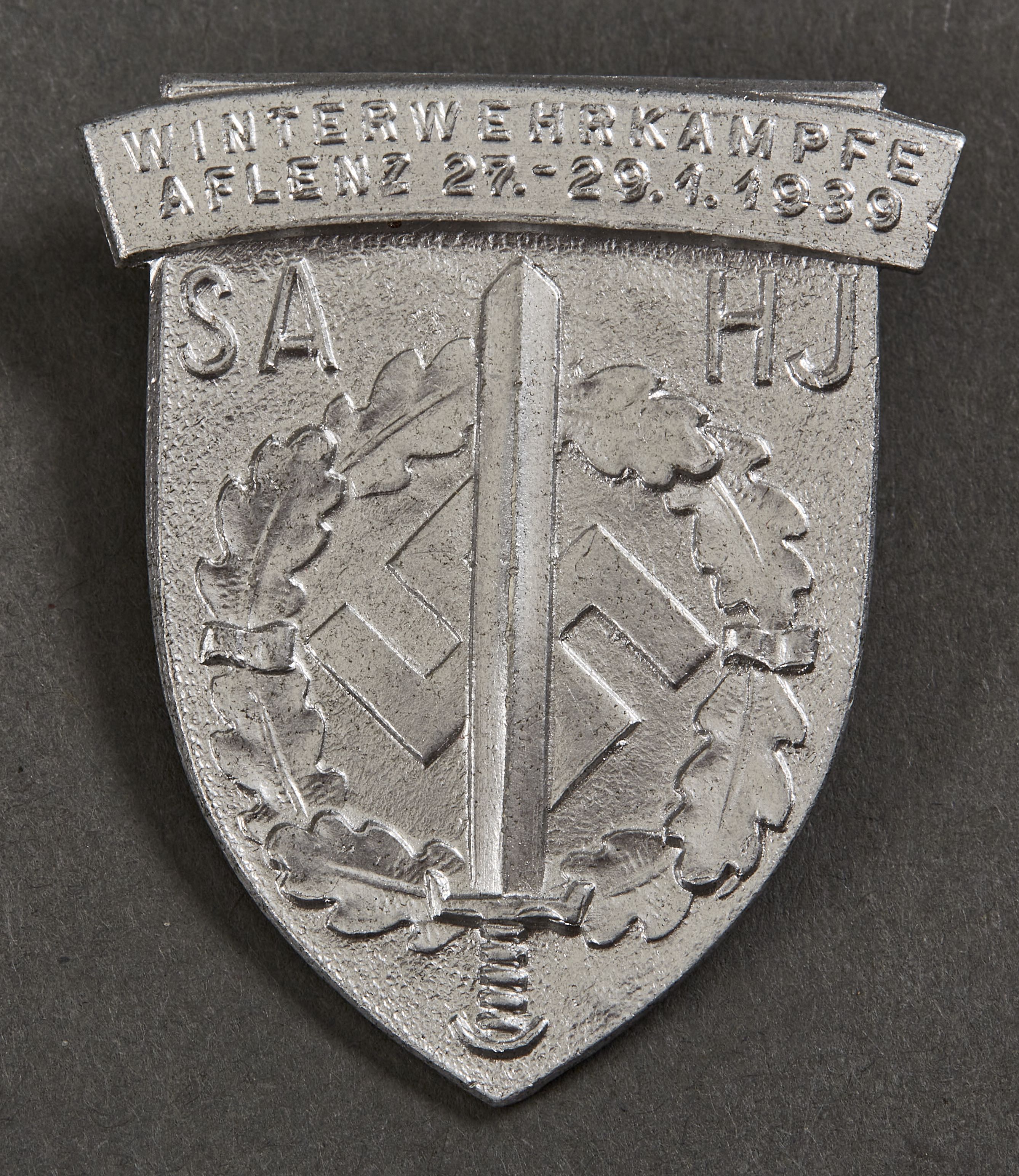 SA HJ  Winterwehrkämpfe Aflenz 27.-29.1.1939 Tinnie #15616 