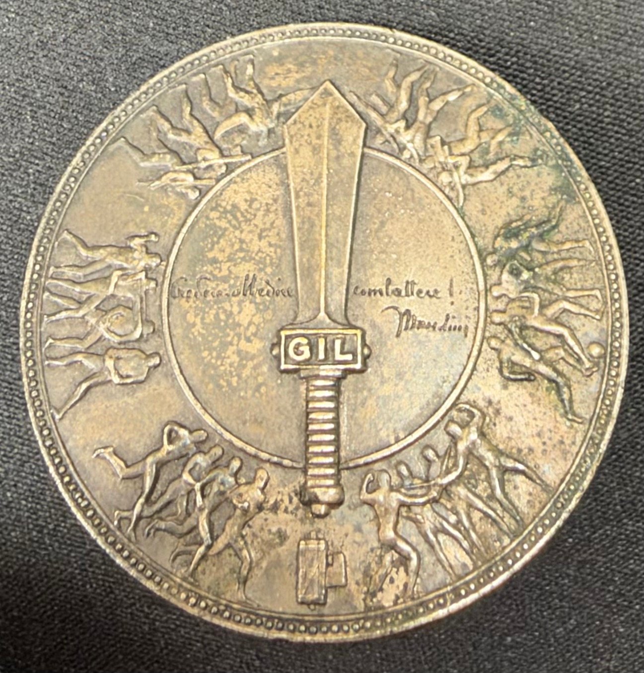 Gioventù Italiana del Littorio Scudo del Duce Ring #22504 