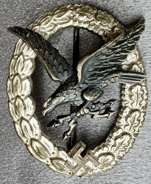Luftwaffe Radio Operator & Air Gunner Badge #20518 