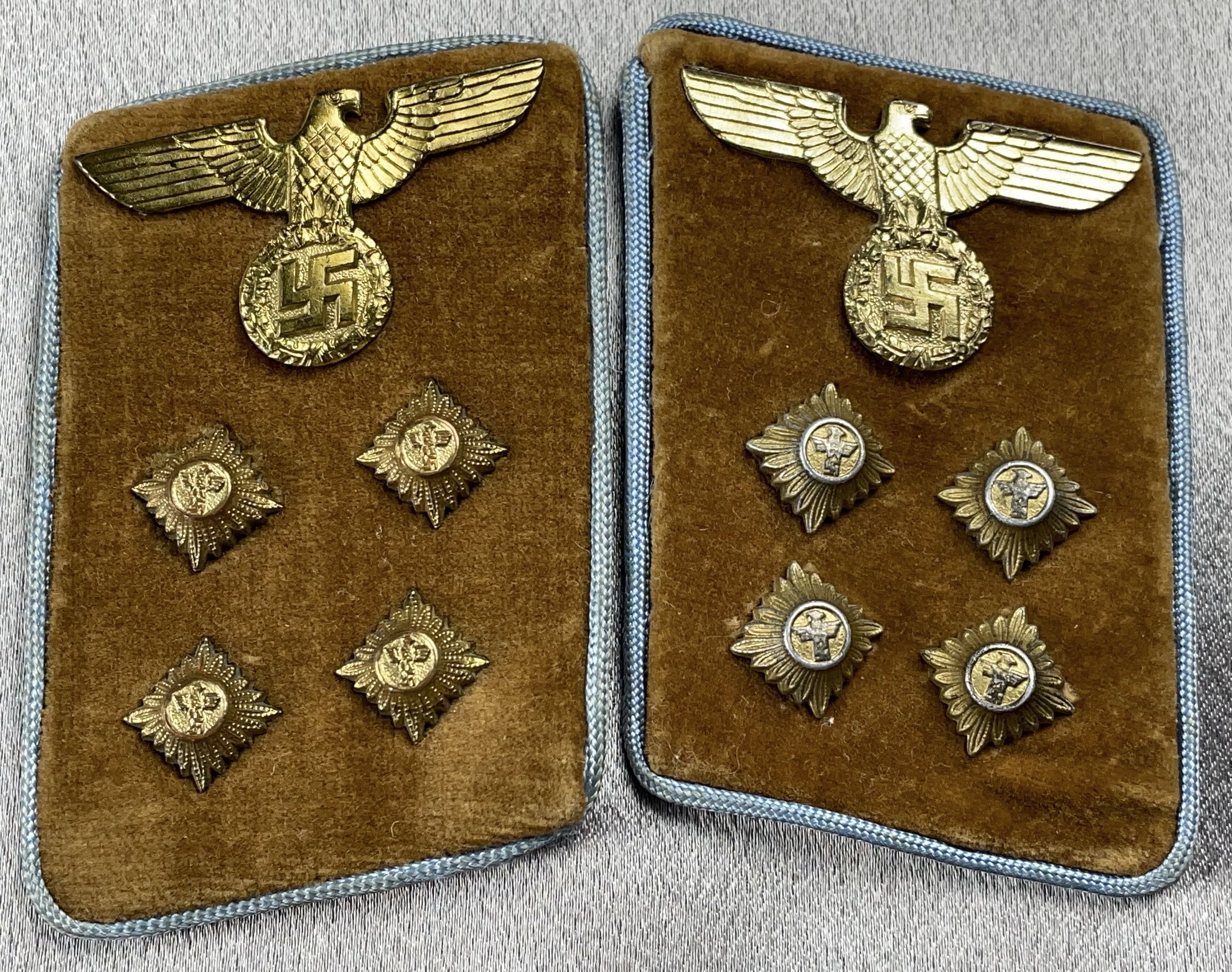 Ortsgruppe Gemeinschaftsleiter Collar Tabs #15949 