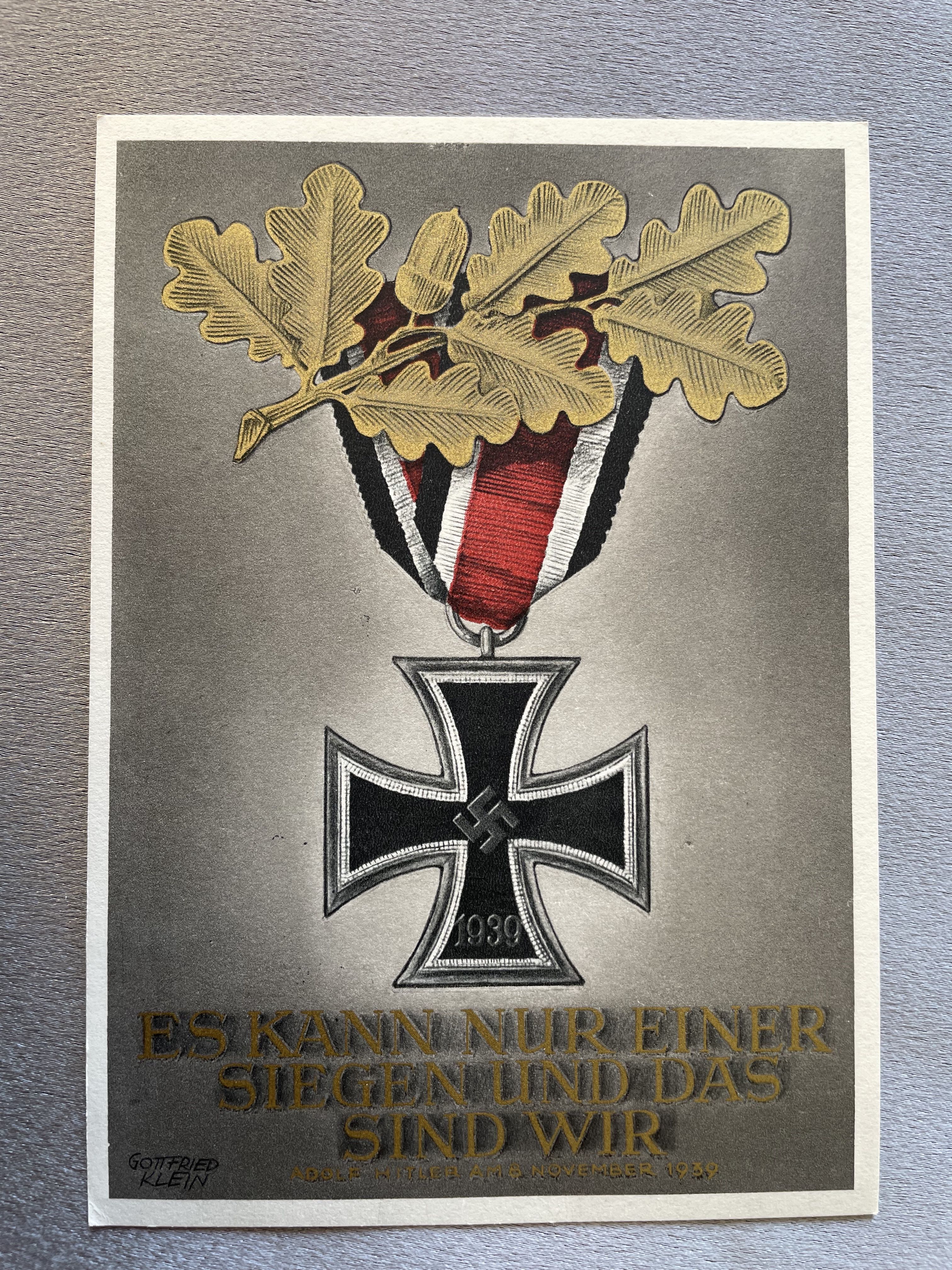 Es Kann Nur Einer Siegen Und Das Sind Wir Postcard #14997 