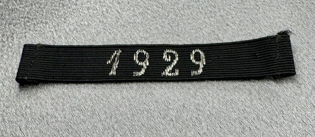 1929 NSDAP Entry Year Ribbon #17740 