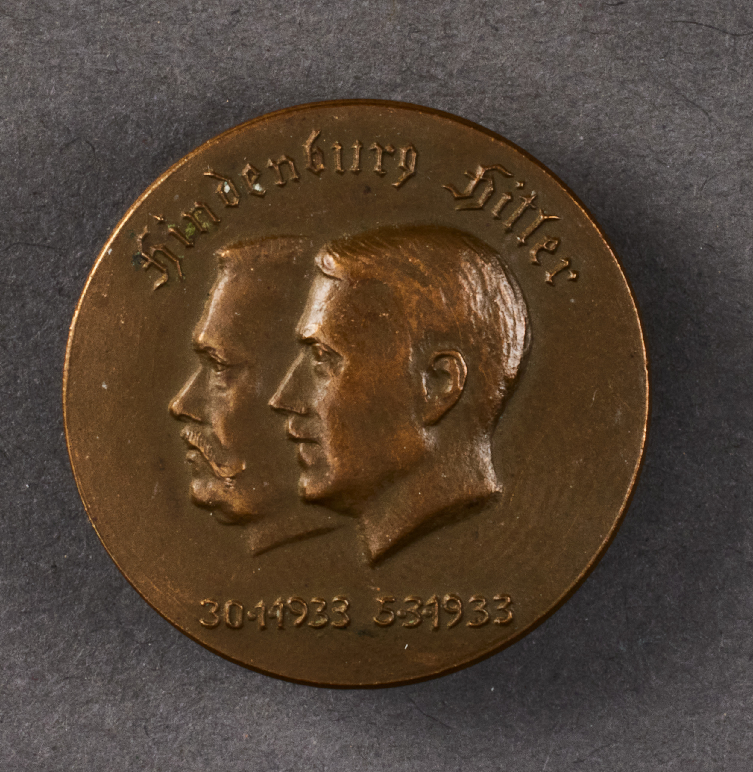 Hindenburg Hitler Badge #21949 