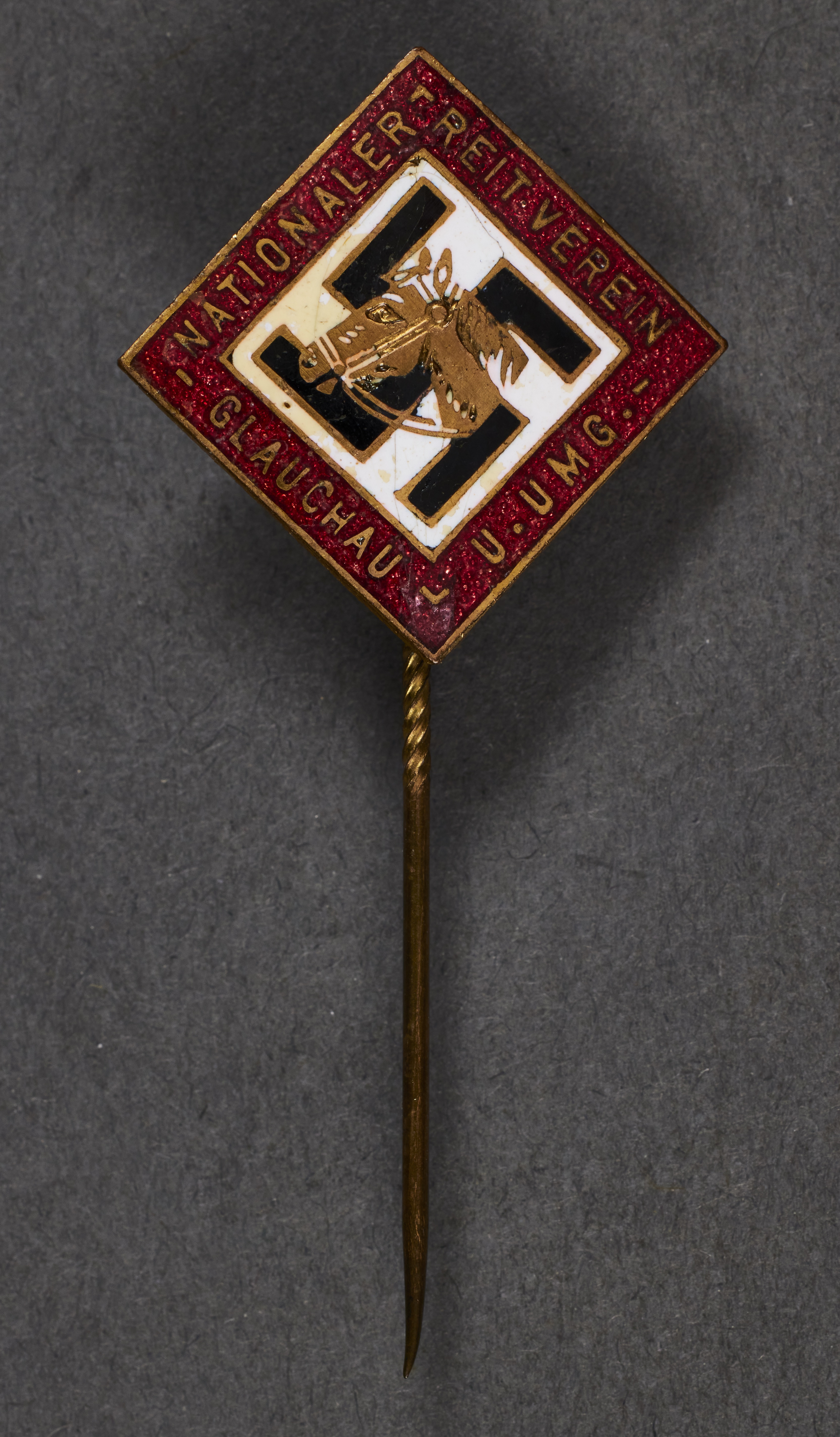Nationaler Reitveren Glauchau U. UMG. Stickpin #22077 