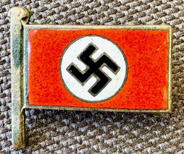 NSDAP Patriotic Flag Enamel Pin #17878 