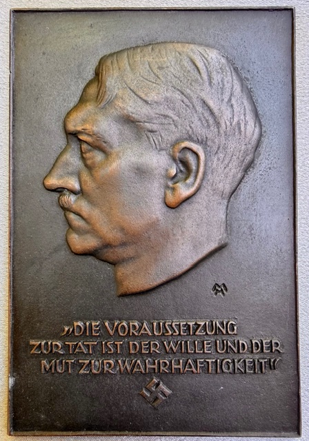 Adolf Hitler Plaque #20076 